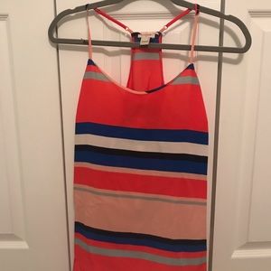 J. Crew Striped Racerback Cami